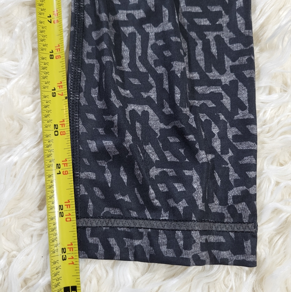 Lululemon Geometric Print Pocket Zipper Leggings Size 4 - Picture 10 of 14